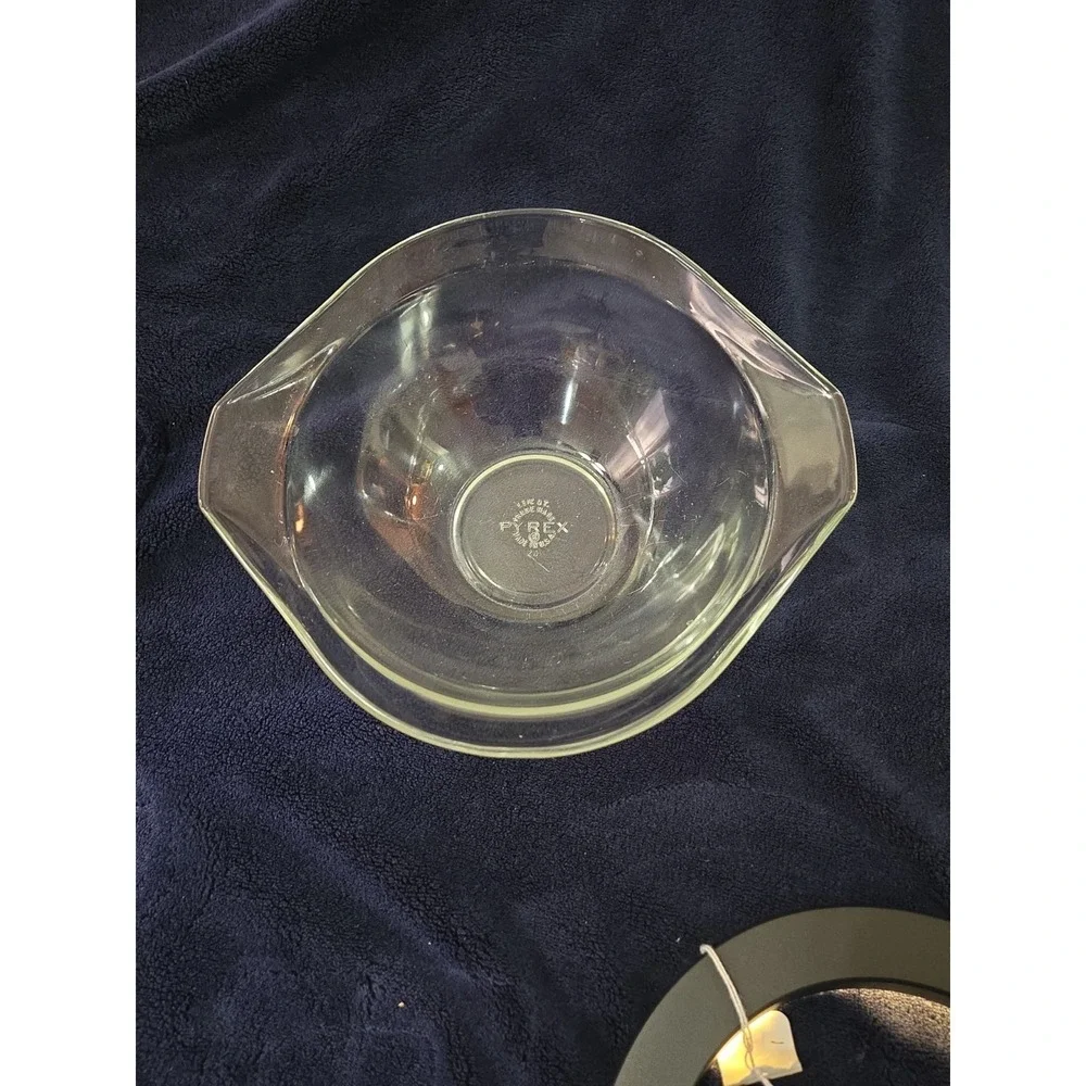 Vtg Pyrex Clear Glass Cinderella Mixing Bowls Nesting Mixing Bowl Set Mid Centur